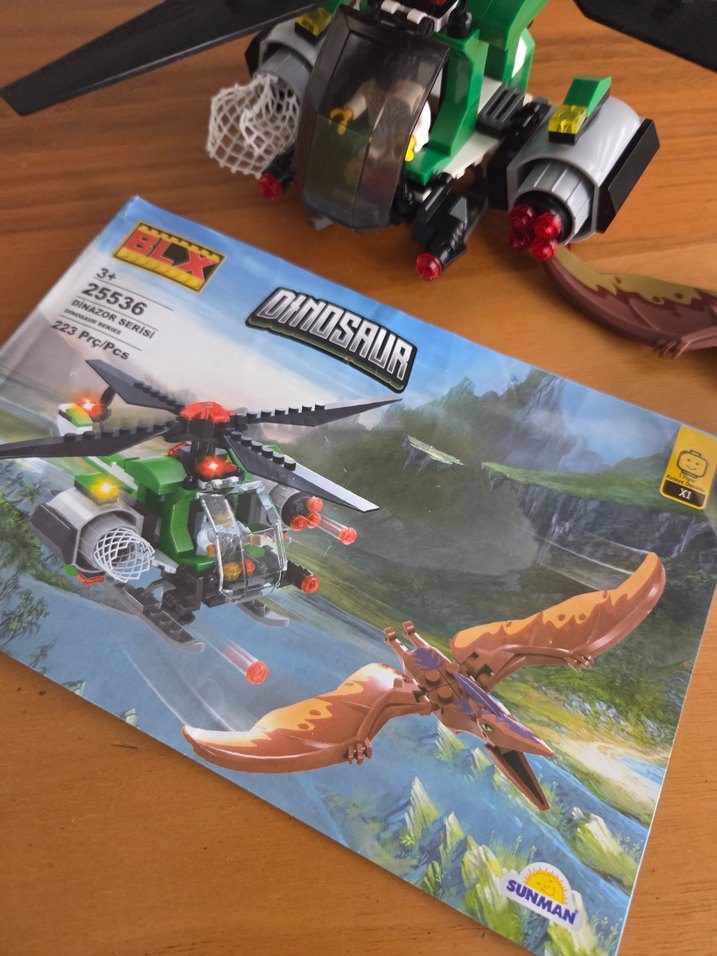Blx lego,223 Parça Dinozor Model Seti - Görsel 4