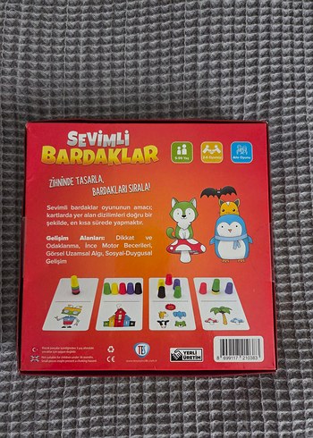 Sevimli Bardaklar Eğitici Oyunu - Görsel 2