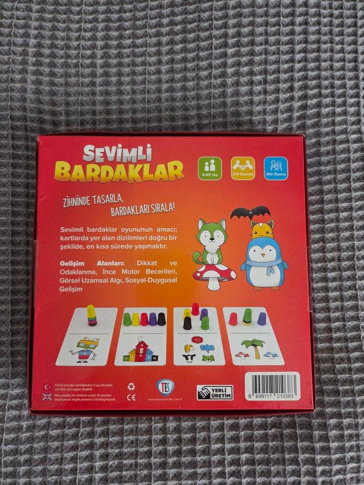 Sevimli Bardaklar Eğitici Oyunu - Görsel 2