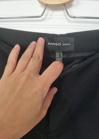 44 Beden siyah Renk Siyah Mango Kadın Kumaş Pantolon