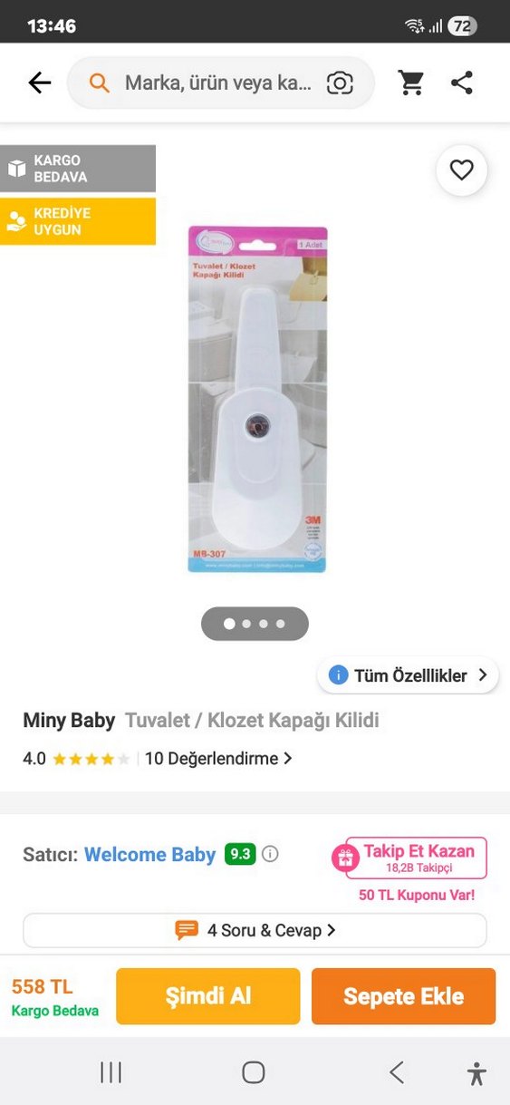 Çocuk güvenlik kilit - Görsel 3