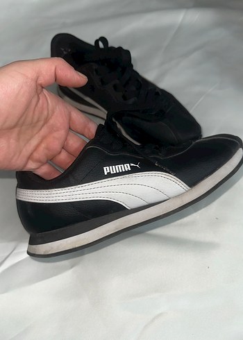Puma Siyah Bağcıklı Kadın Spor Ayakkabı