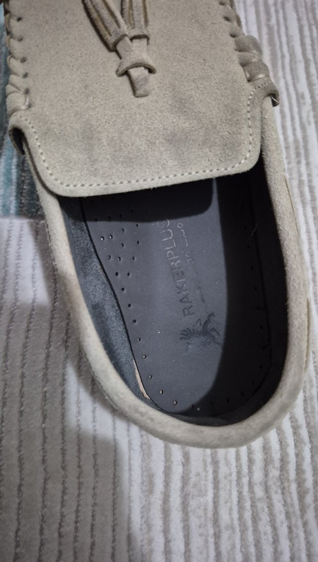 Bej Erkek Çocuk Süet Loafer Ayakkabı - Görsel 4