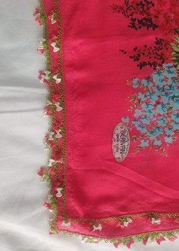 Renkli Dantelli Kadın iğne oyası yazma - Görsel 3