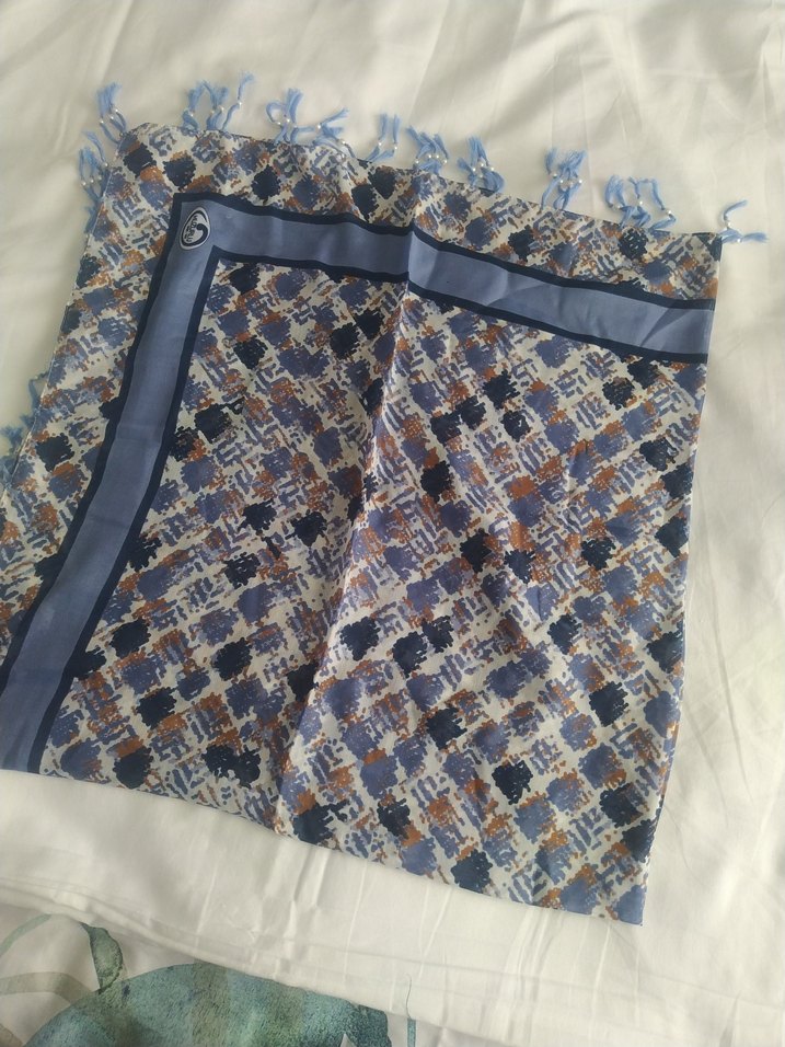 Bohem Çok Renkli Desenli Kadın eşarp - Görsel 2