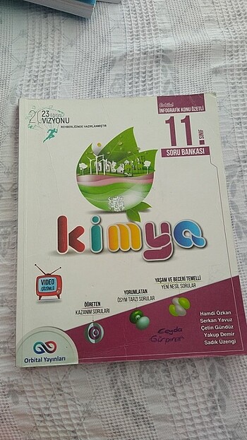 11. Sınıf kimya test kitabı orbital yayınları 