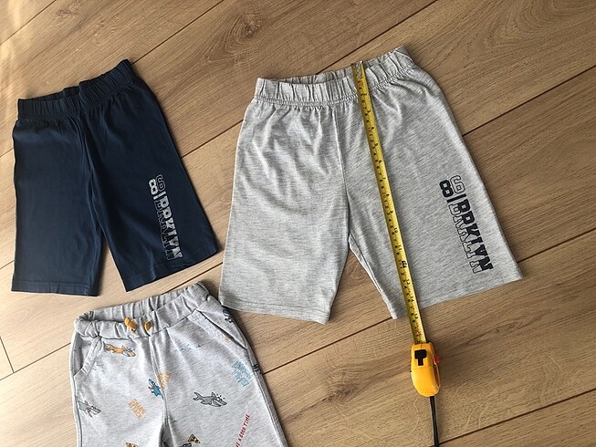 7 Yaş Beden gri Renk Lc Waikiki yazlık şort