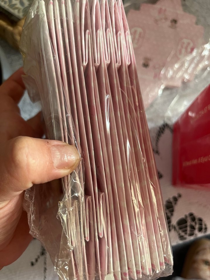 Baskılı Pembe Bebek lokumluk - Görsel 3