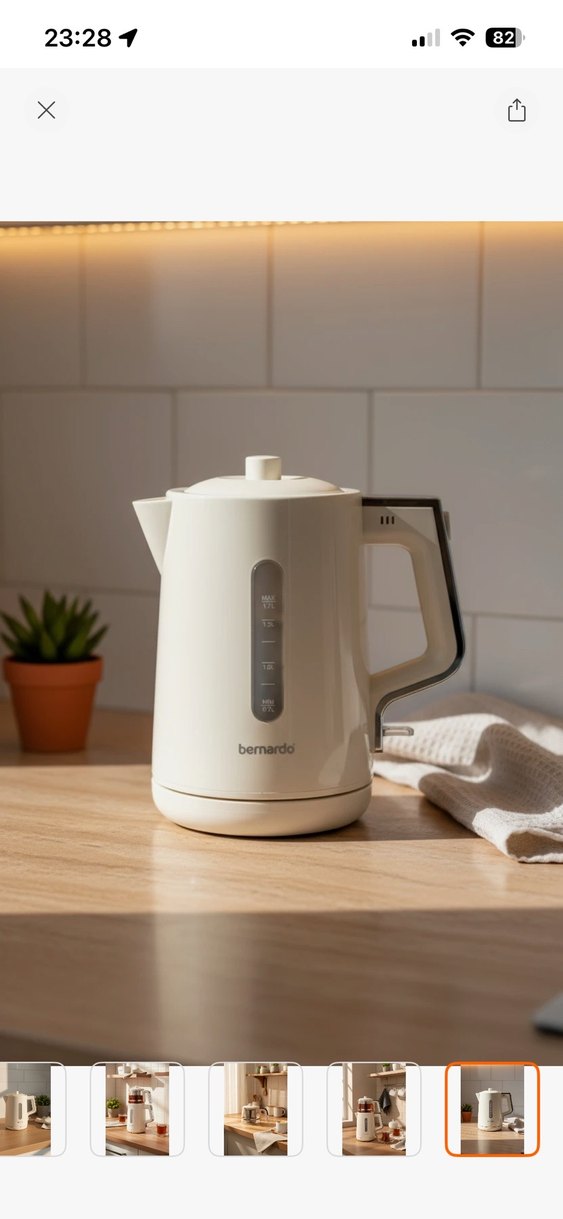 Beyaz ve Gri Çay Makinesi - Görsel 2