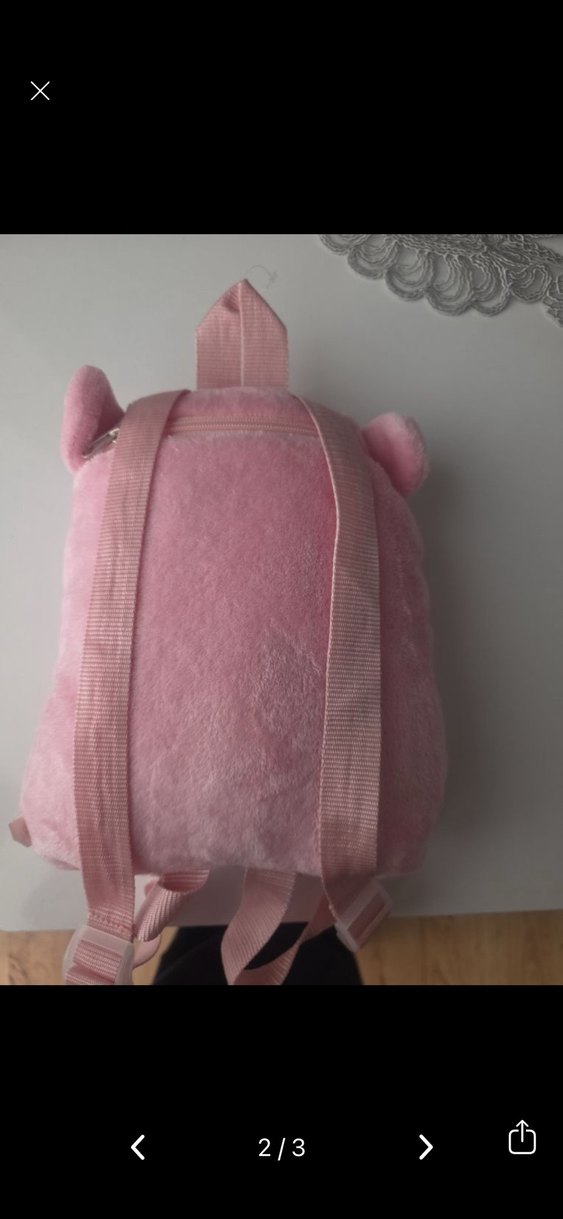 Pembe Unicorn Desenli Çocuk çantası - Görsel 2