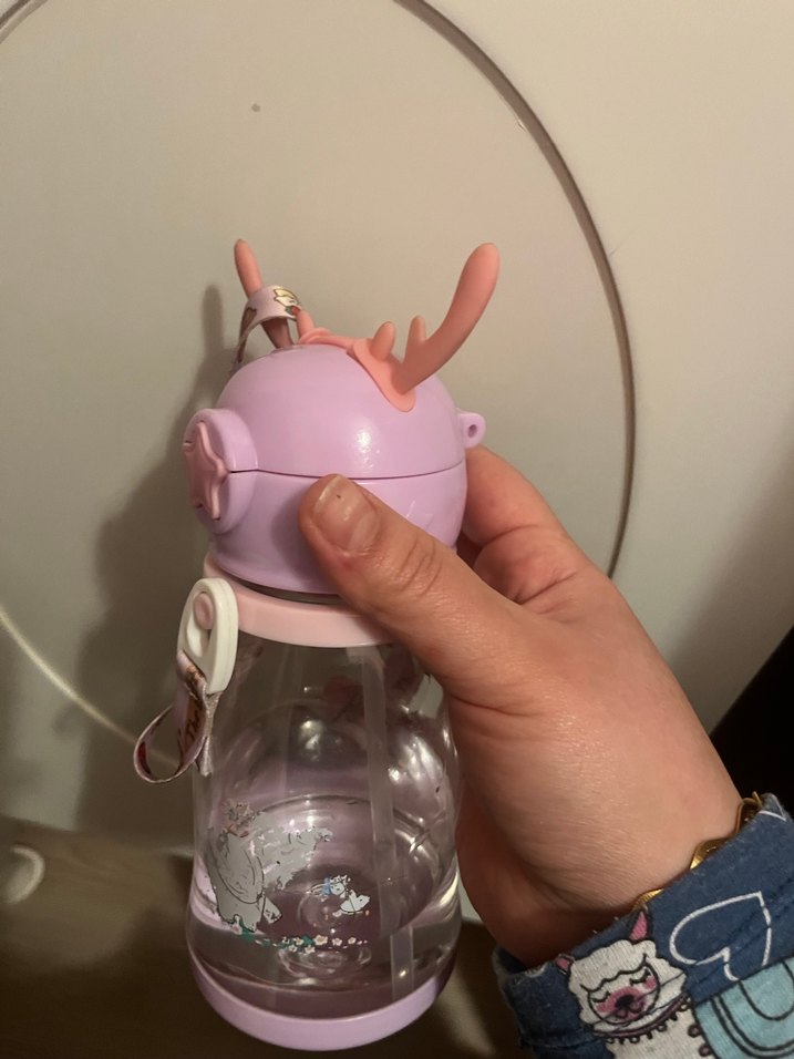 Renkli Panda Desenli Çocuk Matara - Görsel 3