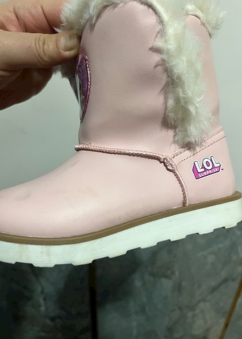 Pembe Kürklü Kız Çocuk Botu - Görsel 3