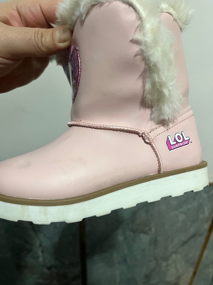 Pembe Kürklü Kız Çocuk Botu - Görsel 3