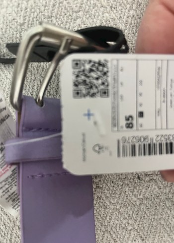 Pastel Mor Kuşgözü Detaylı Kadın Kemer - Görsel 4