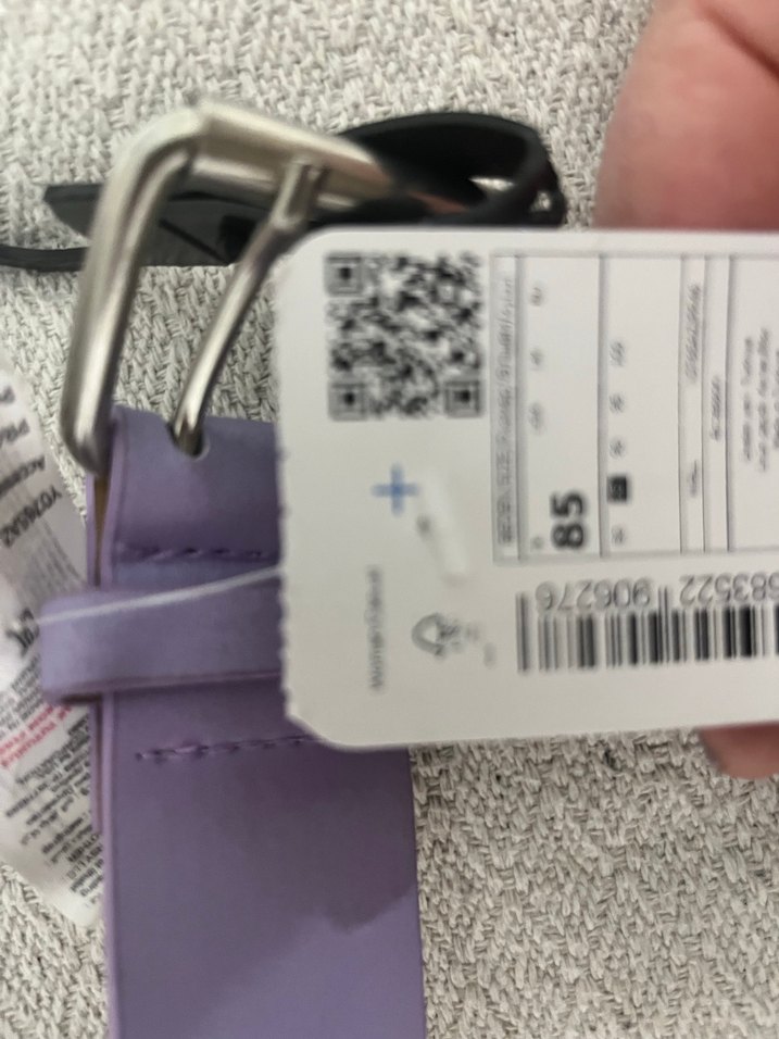 Pastel Mor Kuşgözü Detaylı Kadın Kemer - Görsel 4