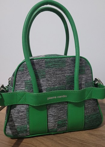 Pierre Cardin Yeşil Desenli Kadın Çanta