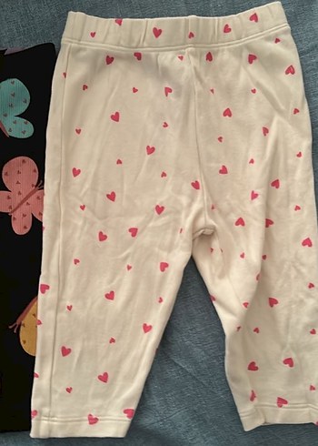 Kız Çocuk Pamuklu Elastik Bel Tayt Seti - Görsel 4