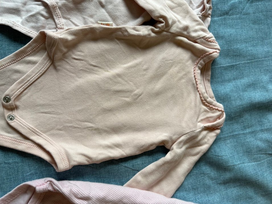 Pembe Bebek Kız Çıtçıtlı Uzun Kollu Body - Görsel 3