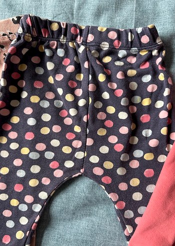 Çok Renkli Kız Çocuk Bol Kesim Tayt - Görsel 3