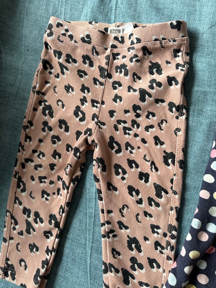 Çok Renkli Kız Çocuk Bol Kesim Tayt - Görsel 4