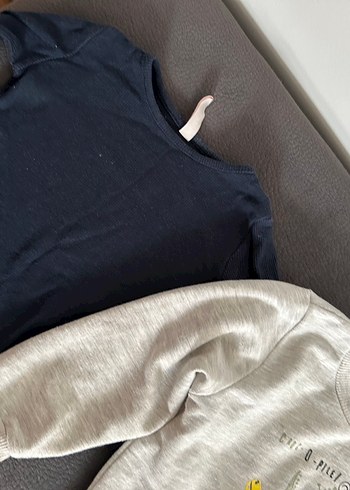 Gri Baskılı Erkek Çocuk Sweatshirt - Görsel 2