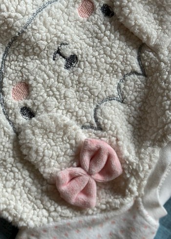 Nakışlı Kürklü Beyaz Kıyafet takımı - Görsel 3