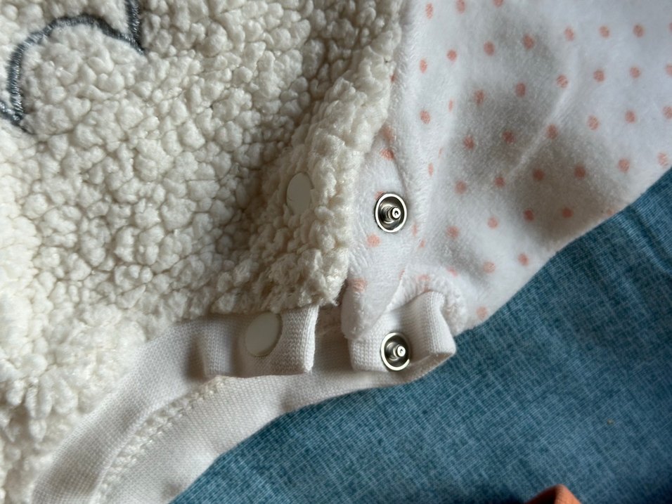 Nakışlı Kürklü Beyaz Kıyafet takımı - Görsel 4