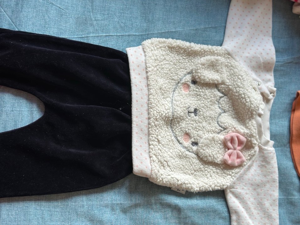 Nakışlı Kürklü Beyaz Kıyafet takımı - Görsel 2