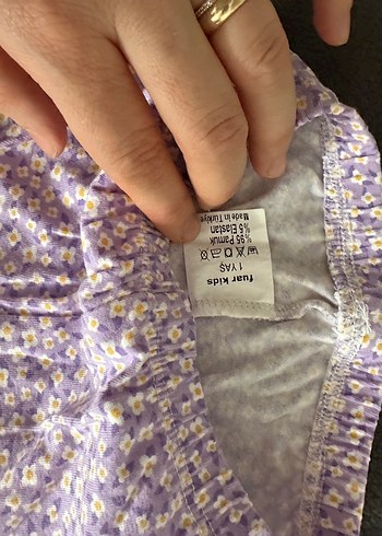 Kız Çocuk Çok Renkli Pamuklu Tayt - Görsel 3