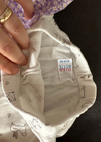 Kız Çocuk Çok Renkli Pamuklu Tayt - Görsel 4