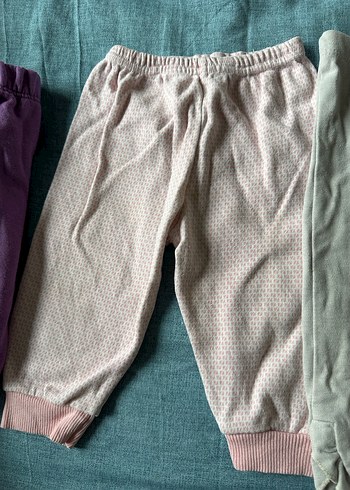 Kız Çocuk Örme Rahat Kesim Mor Tayt fırfırlı alt - Görsel 3