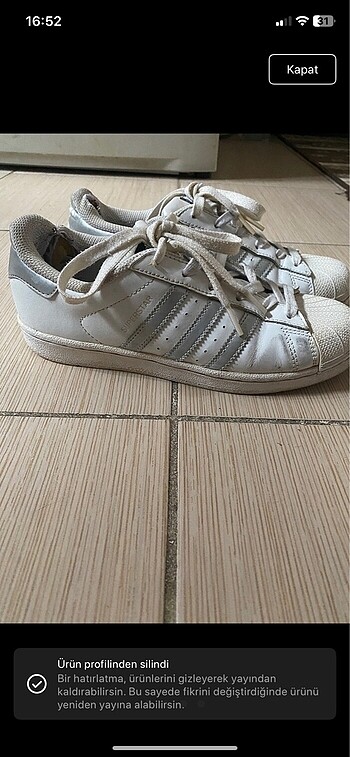 Adidas superstar orjinal