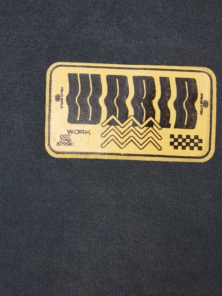 antrasit erkek Sweatshirt Uzun Kollu Bisiklet Yaka - Görsel 2