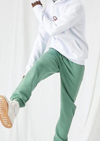 Rahat Kesim Pastel Yeşil Erkek Eşofman Altı - Görsel 4