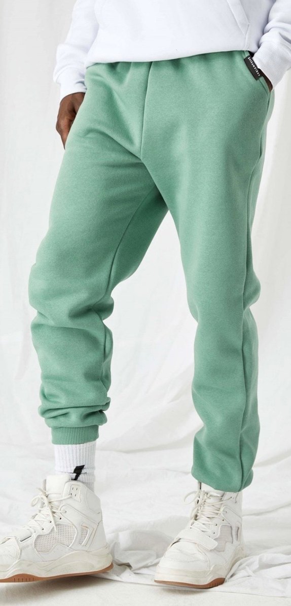 Rahat Kesim Pastel Yeşil Erkek Eşofman Altı - Görsel 3