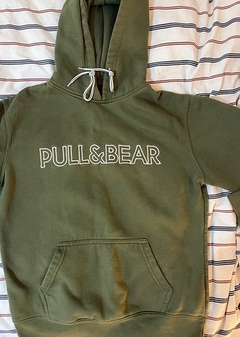 Yeşil Kapüşonlu Pull&Bear Sweatshirt