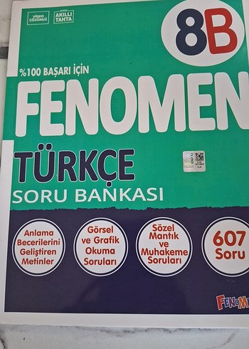 Fenomen 8B Türkçe Soru Bankası 607 Soru