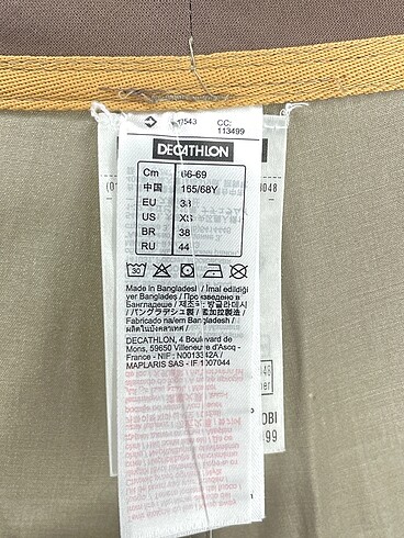 38 Beden çeşitli Renk Decathlon Kumaş Pantolon %70 İndirimli.