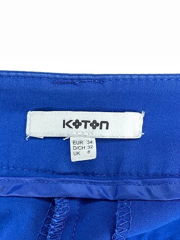 34 Beden lacivert Renk Koton Kumaş Pantolon %70 İndirimli.