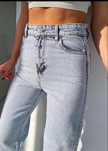 Zara şık kot pantolın