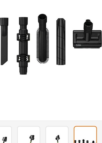 Koyu Yeşil Kablosuz Elektrikli Süpürge - Görsel 3