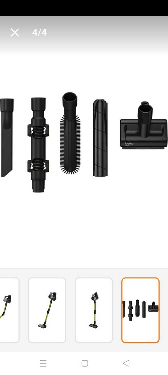 Koyu Yeşil Kablosuz Elektrikli Süpürge - Görsel 3