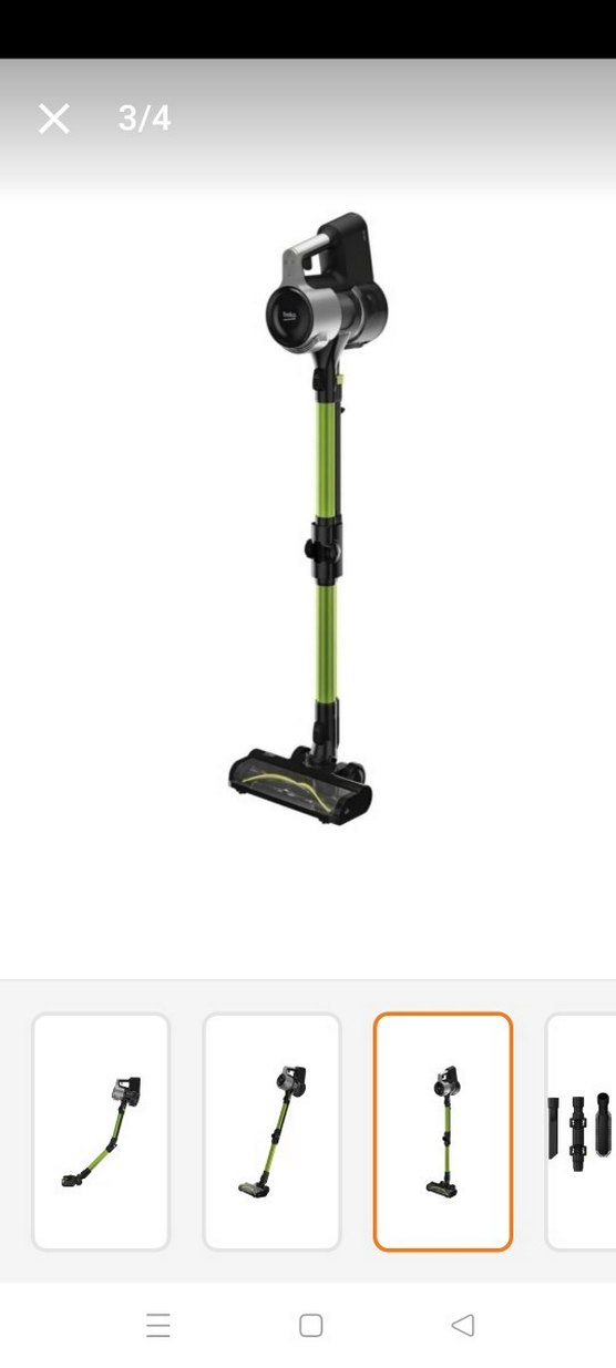 Koyu Yeşil Kablosuz Elektrikli Süpürge - Görsel 4