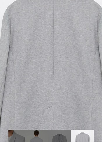Gri Erkek Düğmeli Ceket - Görsel 4