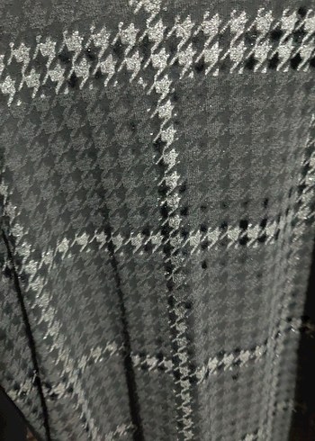 Gri Uzun Kollu Örgü Kadın Kazak - Görsel 2