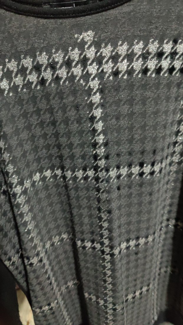 Gri Uzun Kollu Örgü Kadın Kazak - Görsel 2