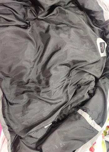 Gri Fermuarlı erkek Kışlık Mont - Görsel 2