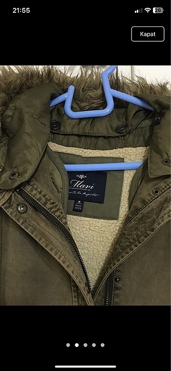 Mavi Jeans Mavi jeans haki parka