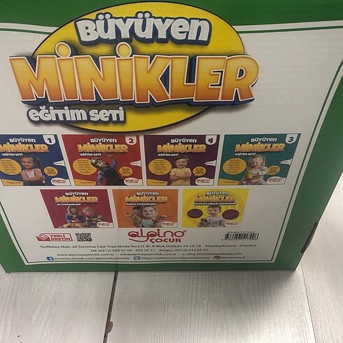  (Alpino Çocuk Yayınları) Büyüyen Miniklet Eğitim Seti