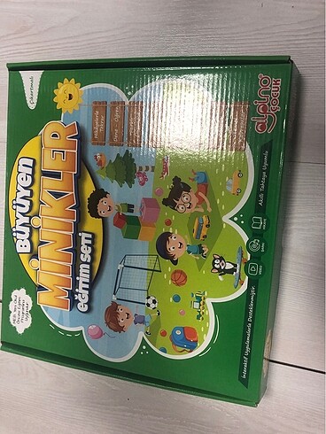 (Alpino Çocuk Yayınları) Büyüyen Miniklet Eğitim Seti